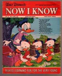 Walt Disney's Now I Know #36 1973-U.K-Donald Duck-G