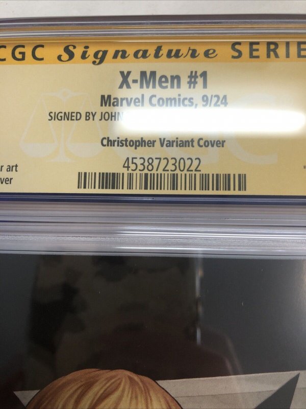 X-Men (2024) # 1 (CGC 9.8) Signed By John Tyler Christopher * Marvel Comics *War