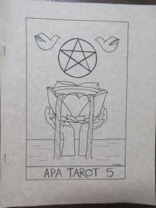 APA Tarot Fan Mimeozine from the 1980s Lot Golden Arcana John P. McClimans Rita 