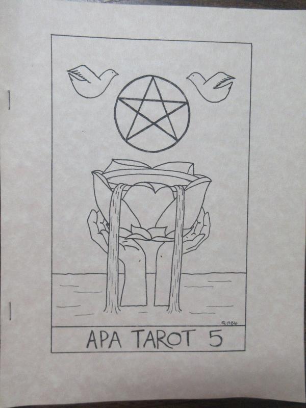 APA Tarot Fan Mimeozine from the 1980s Lot Golden Arcana John P. McClimans Rita 