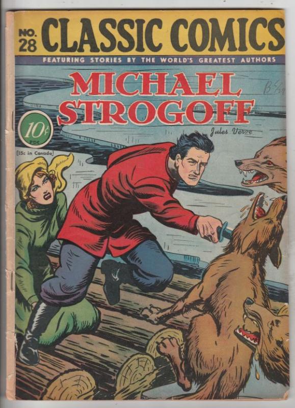 Classic Comics #28 (Sep-48) VG+ Affordable-Grade Michael Strogoff