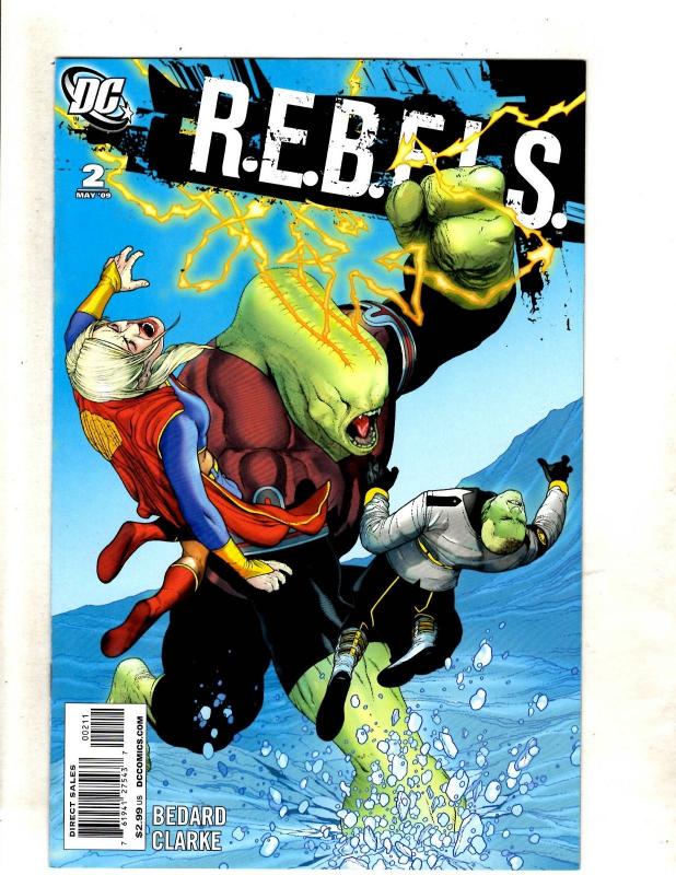 Lot Of 15 Rebels DC Comic Books # 1 2 3 4 5 6 7 8 9 10 11 12 13 14 1 CJ10