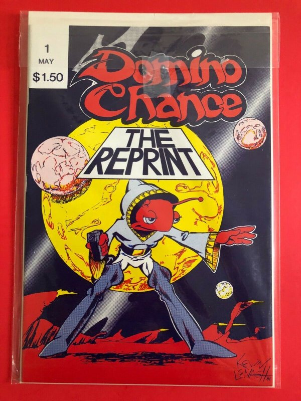 DOMINO CHANCE / LOT OF  10 / THE REPRINT VOL.1 #1x2 THRU 9 1982  HIGH QUALITY