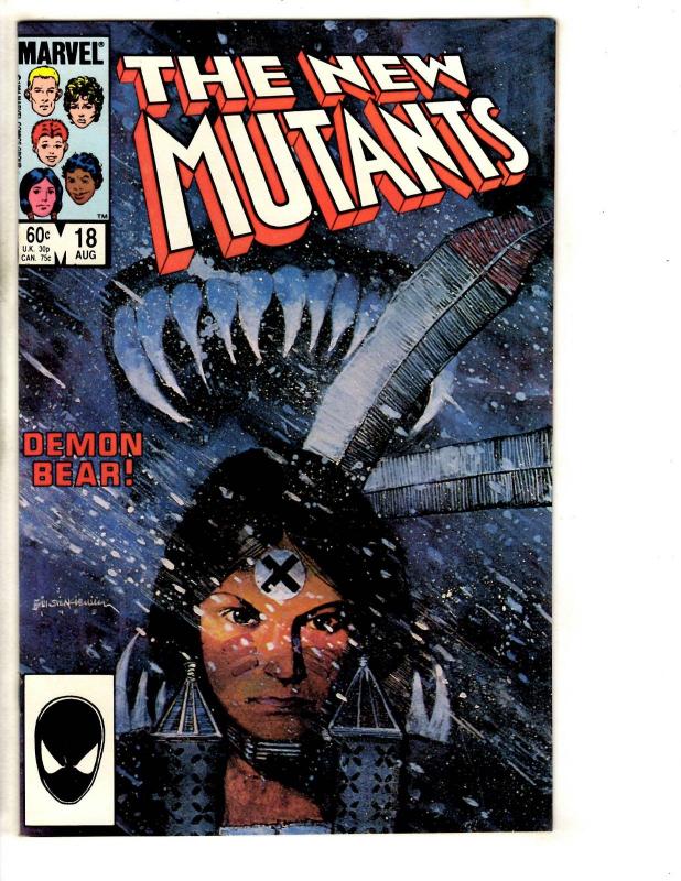 New Mutants # 18 NM Marvel Comic Book X-Men Wolverine Legion Storm Rogue CR45