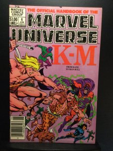 The Official Handbook of the Marvel Universe #6 (1983)