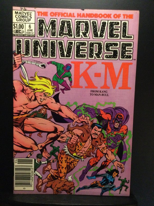 The Official Handbook of the Marvel Universe #6 (1983)