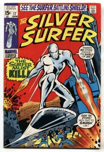 Silver Surfer #17  1970 - Marvel  -VG+ - Comic Book