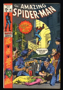 Amazing Spider-Man #96 FN+ 6.5 Drug Issue! Green Goblin! No CCA!
