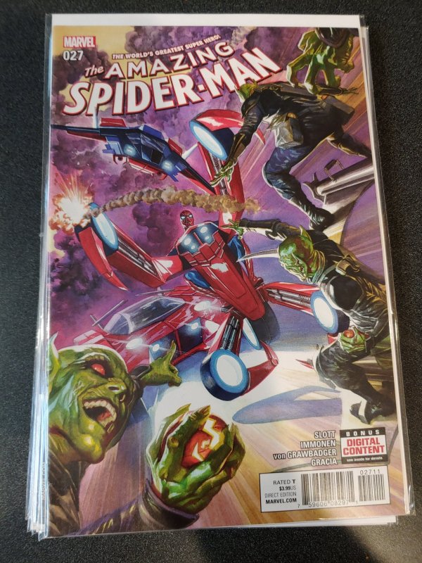 AMAZING SPIDER-MAN #27 - ALEX ROSS COVER - MARVEL COMICS/2017