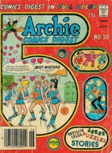 Archie Digest Magazine #30 VG ; Archie | low grade comic June 1978 Comics Basket