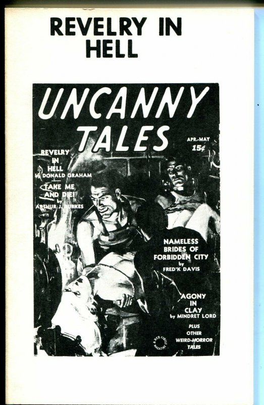 Pulp Classics #3 1974-Revelry In Hell-Uncanny Tales-weird menace-VF