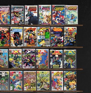 Huge Lot 150+ Comics with X-Factor, Quasar, The H.A.R.D. Corps, X-Force & More!