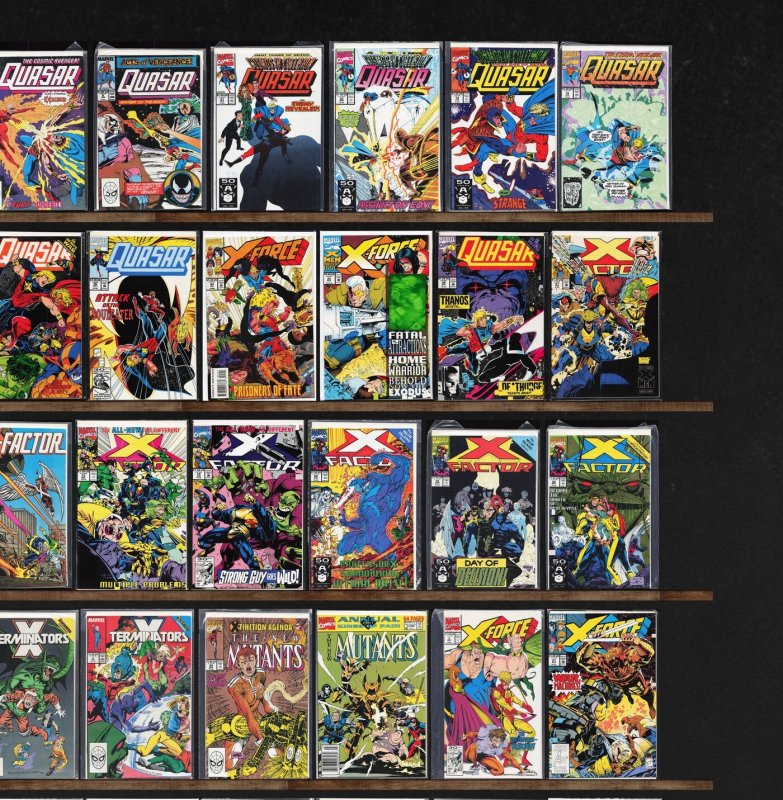 Huge Lot 150+ Comics with X-Factor, Quasar, The H.A.R.D. Corps, X-Force & More!