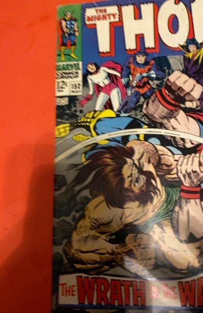 Thor #152  (1968)the wrath of a warrior