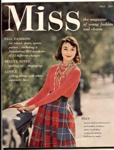 Miss Magazine #1 1957- Fashion & Beauty- Anthony Perkins