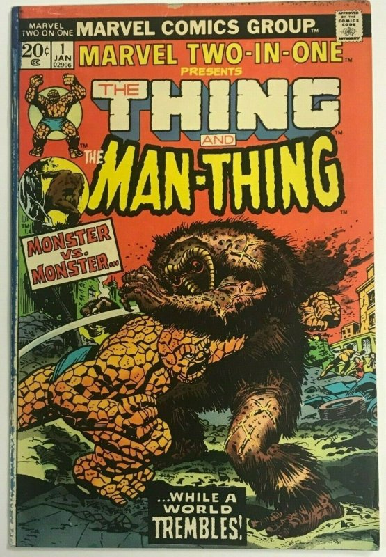 MARVEL TWO-IN-ONE#1 VG 1974 BRONZE AGE COMICS