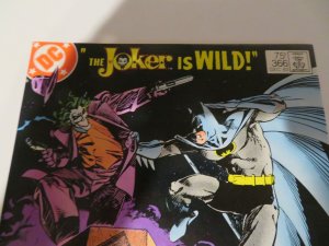 DC Comics The Joker is Wild Batman#366  1983 Todd Robin Comic Book Grade VF+ 8.5