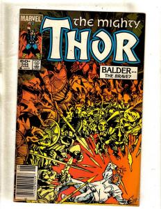 Mighty Thor # 344 FN Marvel Comic Book Odin Loki Avengers Sif Malekith  J330