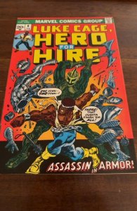 Hero for Hire #6 (1973)assassin in Armor