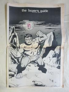 BUYERS GUIDE #7 writing on cover Hulk cvr, Sept 1971