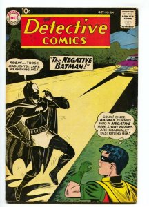 DETECTIVE  #284-comic book 1960-DC-BATMAN-THE NEGATIVE BATMAN vg