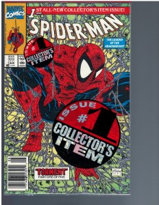 Spider-Man #1 (1990) - Polybagged Newsstand Variant