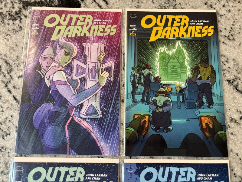 Lot Of 4 Outer Darkness Image Comic Books # 5 6 7 8 NM 1st Prints 5 J433