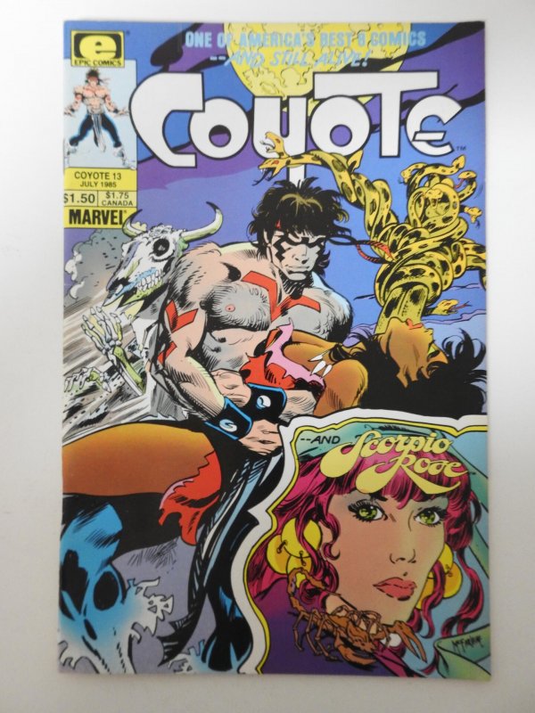 Coyote #13 (1985) 1st McFarlane Cover Art! Sharp VF Condition!