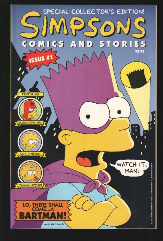 SIMPSONS COMICS AND STORIES #1