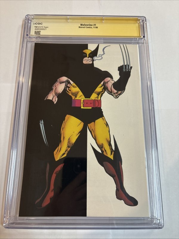 Wolverine (1988) # 1 (CGC 9.8 SS) Signed Chris Claremont * Marvel Comics