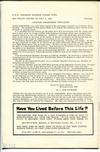 Professional Auditors Bulletins #170-9/1960-LRH-L. Ron Hubbard-pulp writer-FN/VF