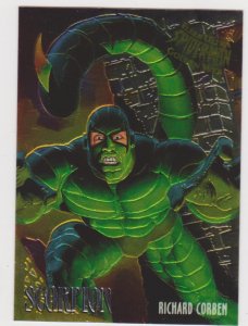 1995 Fleer Ultra Spider-Man Gold Web #6 Scorpion/Rich Corben