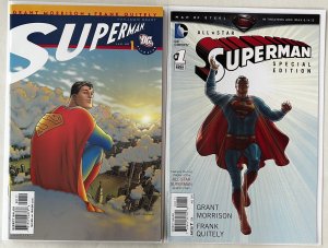 All-Star Superman #1 & Special Edition 1 Lot Grant Morrison & Frank Quitely 2006