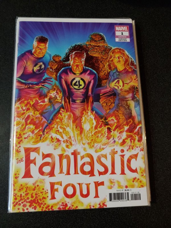 Fantastic Four #1 Alex Ross Variant 1:50 Marvel 2018 VF/NM