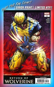 Return of Wolverine #1 (2018) HOT! ERROR PRINTING LIMITED EXCLUSIVE VARIANT Xmen