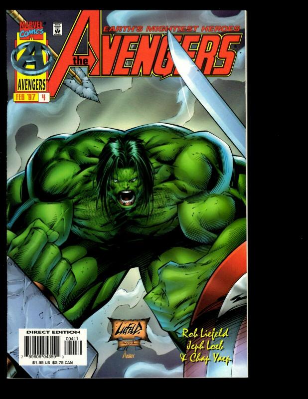 12 Avengers Marvel Comics # 1 2 3 4 5 6 7 8 9 10 11 12 Iron Man Thor Hulk JF18