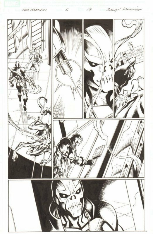 Fear Itself: The Fearless #6 p.19 - All Crossbones - 2012 art by Mark Bagley