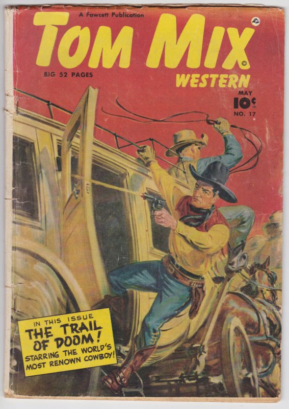 Tom Mix Western #17 (May  1949) 3.0 GD/VG Fawcett Comic