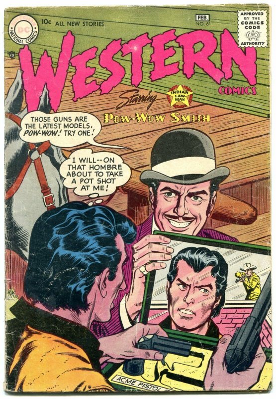 Western Comics #61 1957- Pow Wow Smith- DC Silver Age VG 