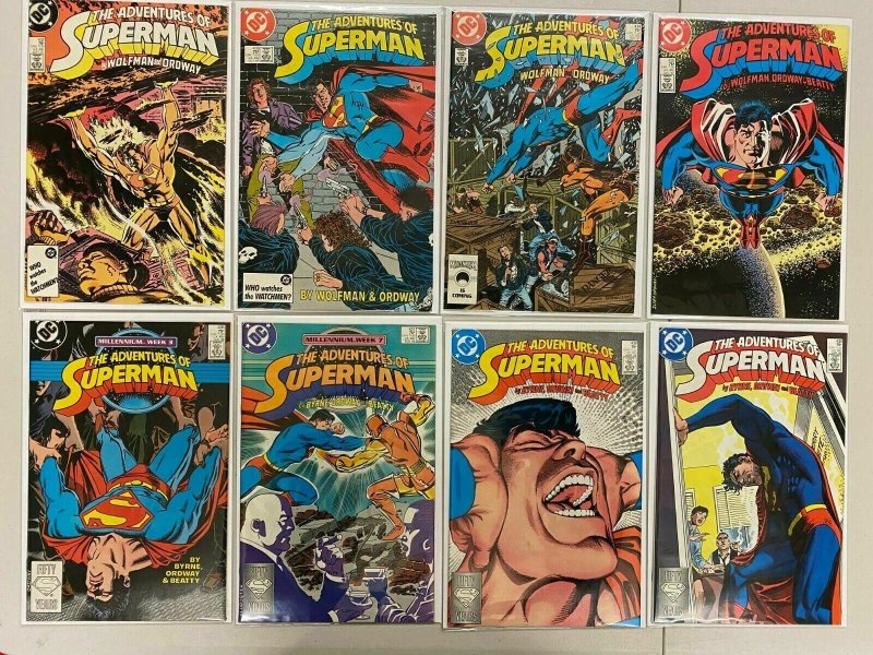 Adventures of Superman lot 35 different from #424-471 8.0 VF (1987-90)