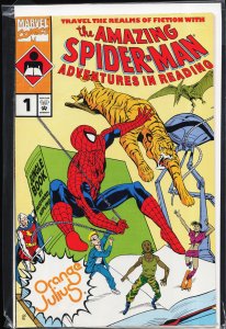 Adventures in Reading Starring the Amazing Spider-Man Orange Julius Cover (19...