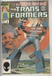 Transformers, The #1 (Sep-84) VF High-Grade Transformers (Optimus Prime)