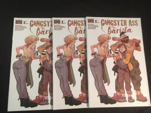 GANGSTER ASS BARISTA #1 Three Copies, VFNM Condition