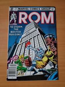 Rom Spaceknight #23 Newsstand Variant ~ VF - NEAR MINT NM ~ 1981 Marvel Comics