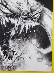 Spawn #294 McFarlane & Mattina Black White 2019 Variant Spawn/Violator Hybrid