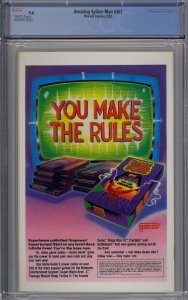 AMAZING SPIDER-MAN #362 CGC 9.6 VENOM CARNAGE WHITE PAGES 002 