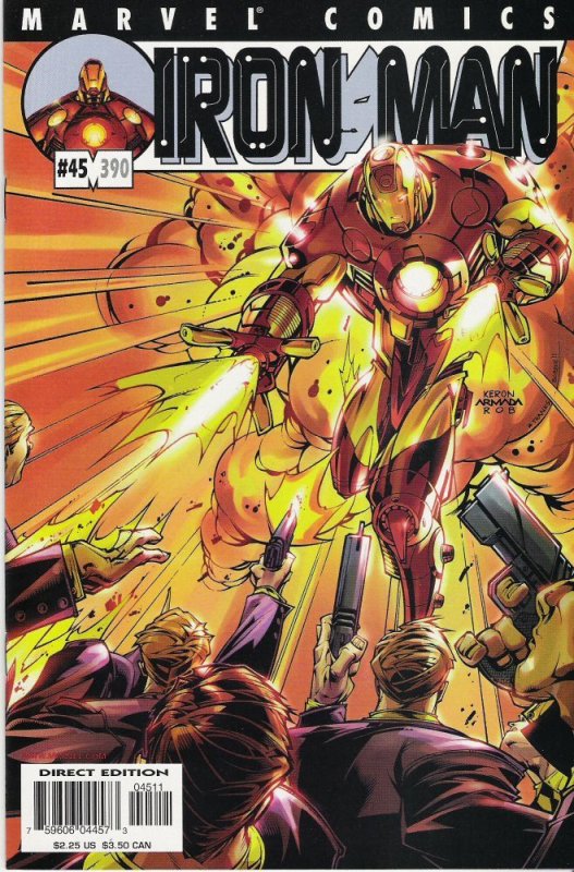 Iron Man #45 (2001)  NM+ to NM/M  original owner