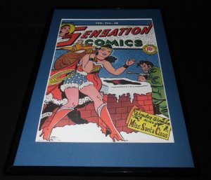 Sensation Comics #38 Wonder Woman Framed 11x17 Cover Poster Display Official RP