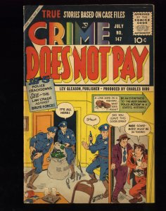 Crime Does Not Pay #147 VG+ 4.5 Last Issue!