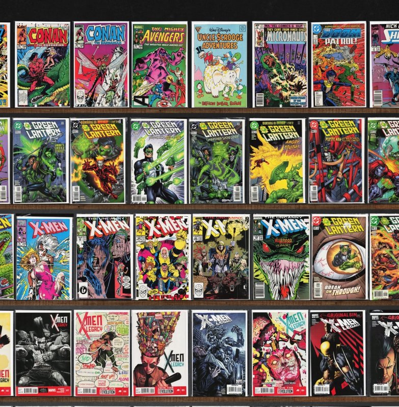Huge Lot 150+ Comics with Green Lantern, X-Men Legacy & More!